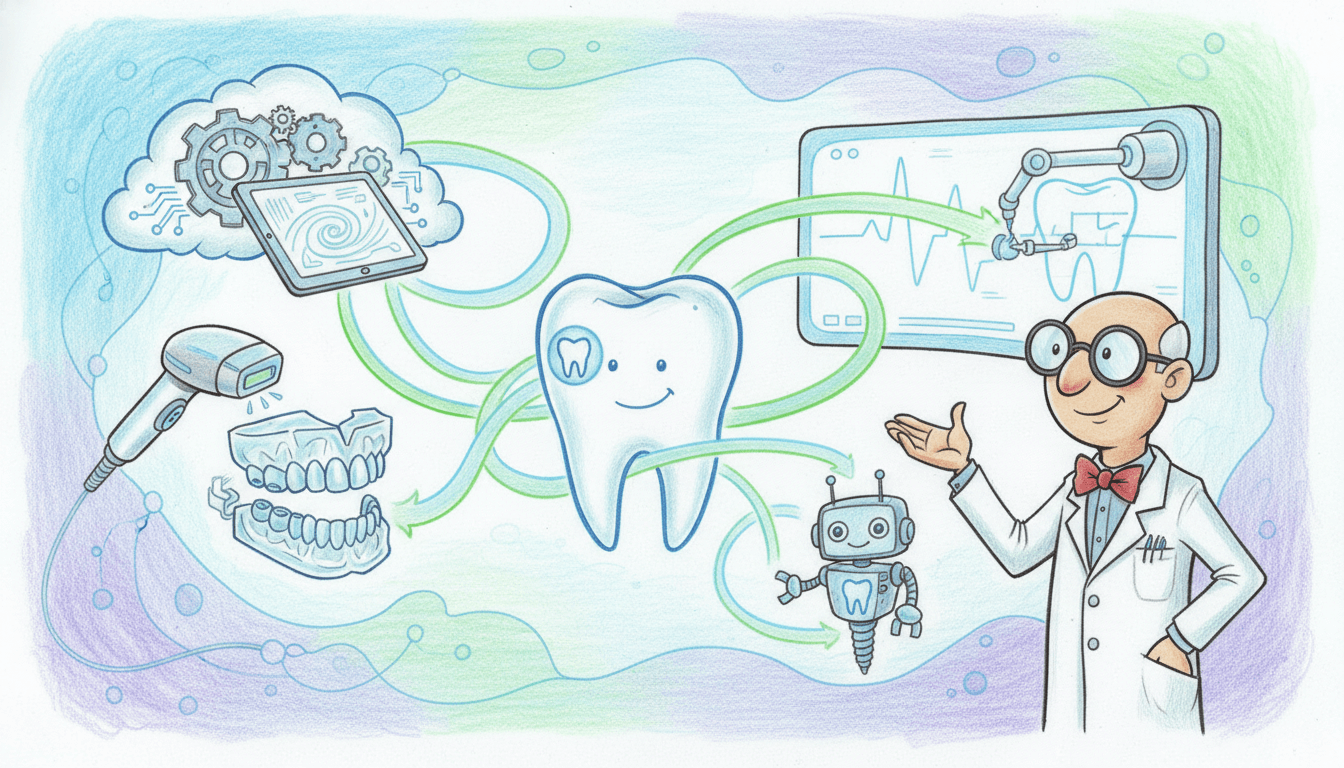 Digital Dental Care and Technology: A Comprehensive Guide to the Future of Oral Health cover