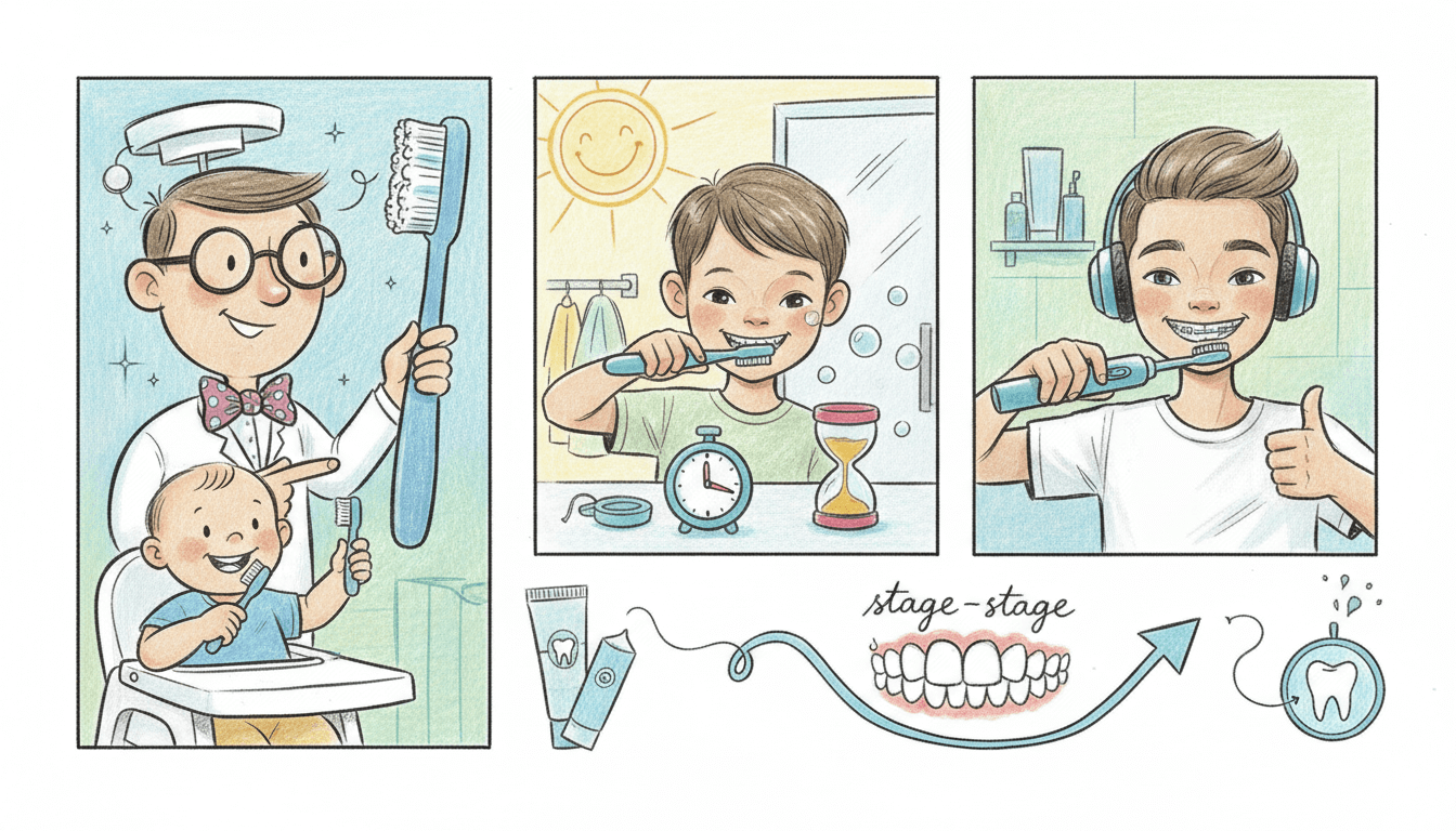 Pediatric and Adolescent Oral Hygiene Strategies: A Developmental Guide to Lifelong Dental Health